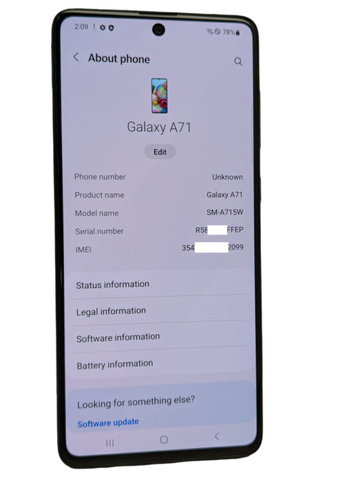 Samsung Galaxy A71 SM-A715W 128GB UNLOCKED  _