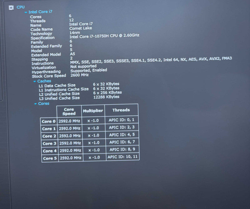 Dell Precision 5550 4KTOUCH i7-10750H QUADRO T1000 32RAM 512SSD No AC Adapter  Lap200