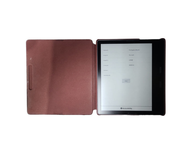 Amazon Kindle Oasis (10th Gen) 7-inch, 8GB, Wi-Fi E-Reader w/ Case