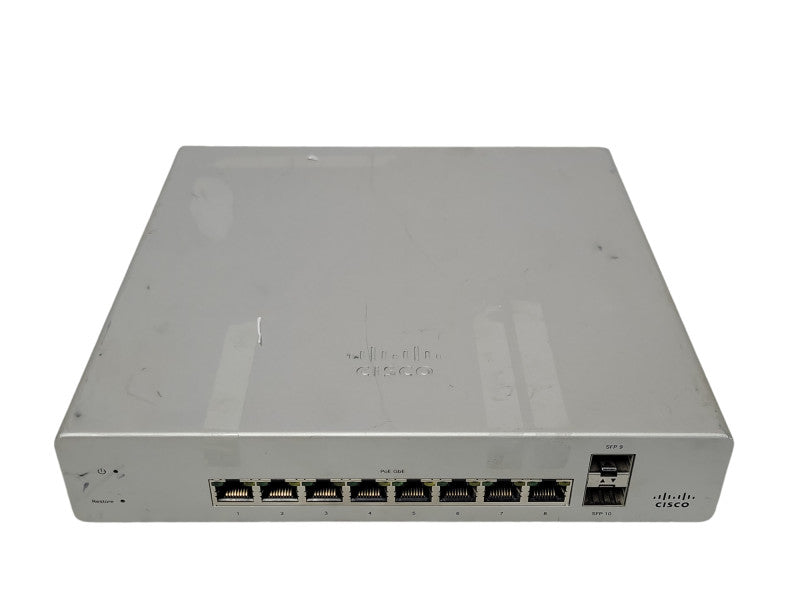Cisco Meraki MS220-8P Cloud Managed Switch 8-Port Gigabit PoE 8x 1GbE Unclaim Q_