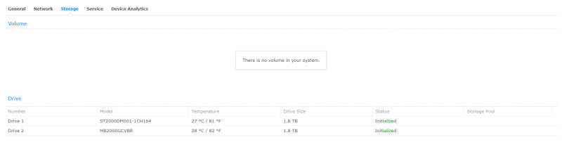 Synology DiskStation DS-216j 2-Bay NAS, 4TB (2x 2TB 3.5" HDDs)