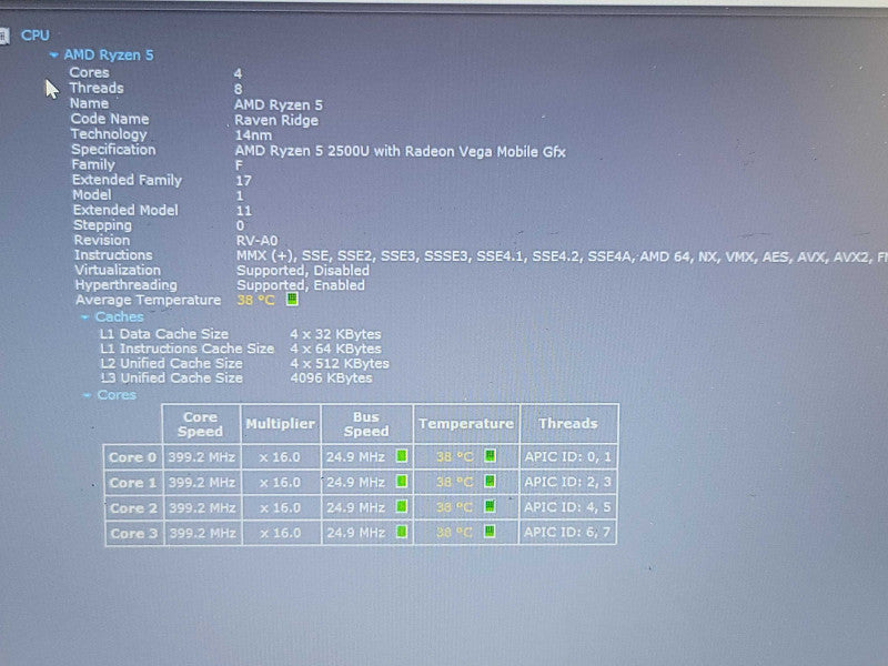 Lenovo V330-14ARR Ryzen 5 2500U | 8GB DDR4| Radeon Vega 8| 256GB SSD READ  β BudLap