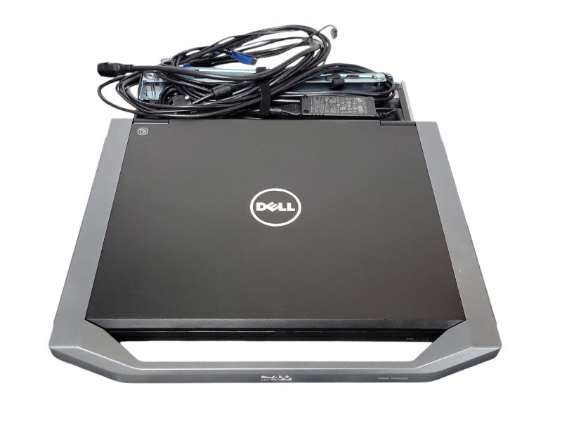 Dell FPM185 18.5" 1U Server Rack Console Monitor Keyboard C0NNT 520-884-501 _
