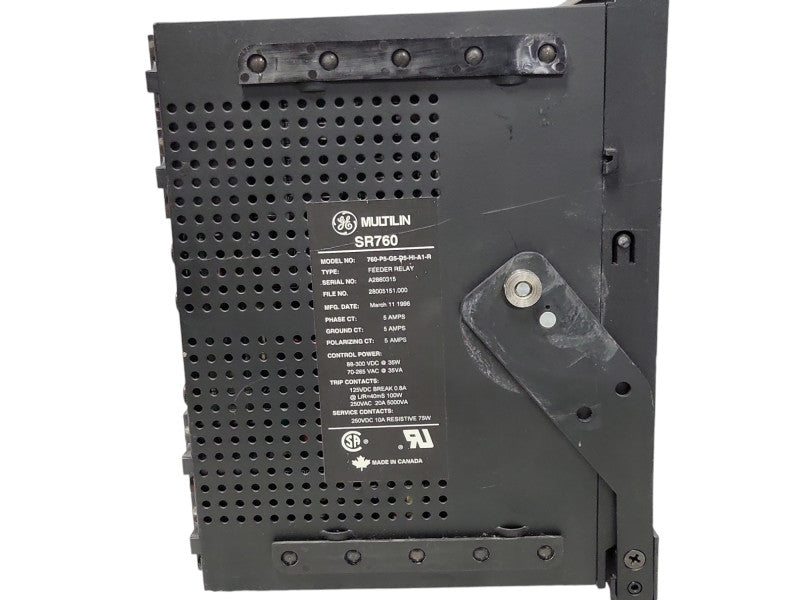 GE MULTILIN SR760 feeder management relay 760-P5-G5-D5-HI-A1-R READ Q_