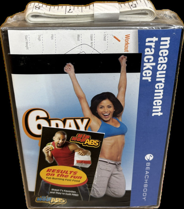 6 Day Slim Down Hip-Hop ABS BEACHBODY Fitness DVD set Brand-New!