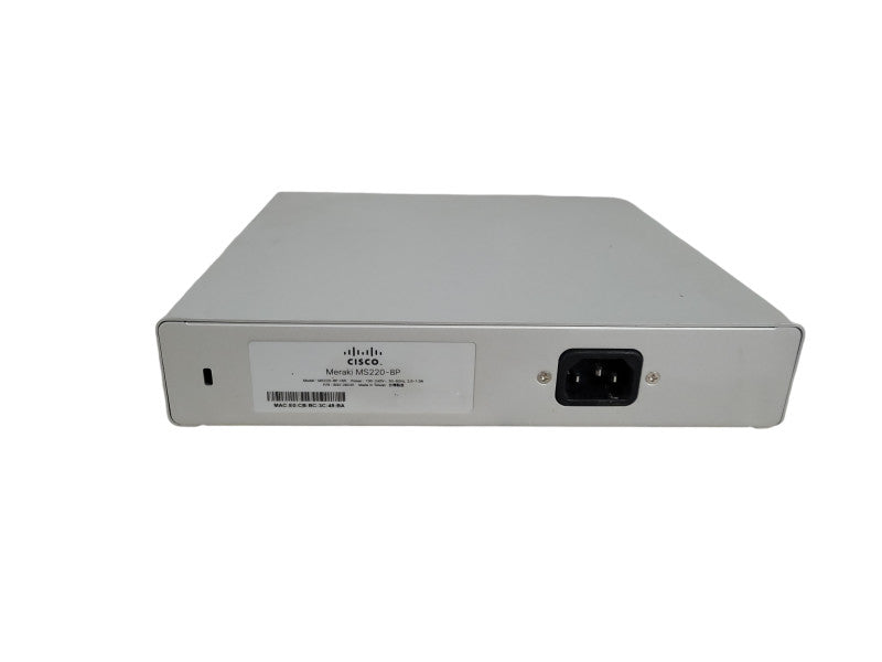 Cisco Meraki MS220-8P Cloud Managed Switch 8-Port Gigabit PoE 8x 1GbE Unclaim !