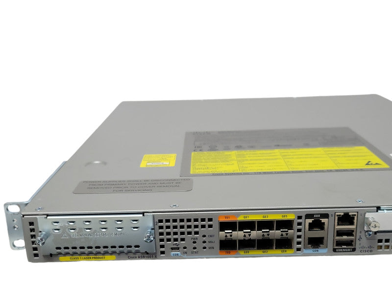 CISCO ASR1001-X 6-Port Gigabit SFP Router, Dual AC Power supplies _