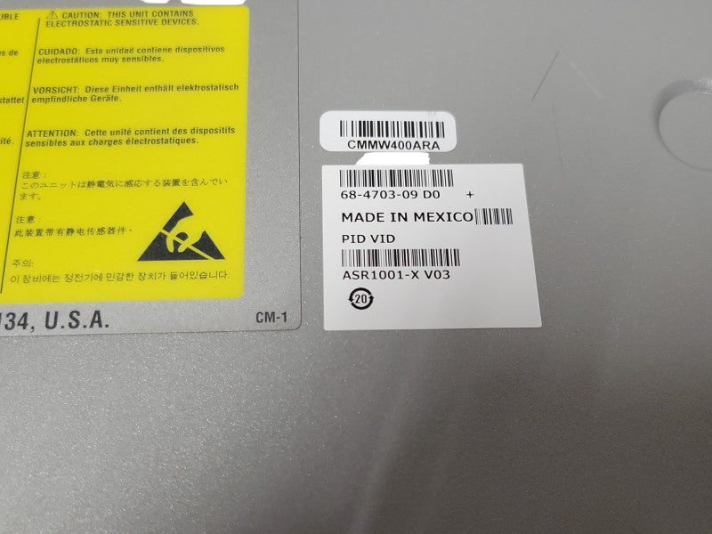 CISCO ASR1001-X 6-Port Gigabit SFP Router, Dual AC Power supplies _