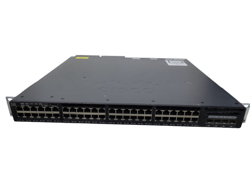 Cisco WS-C3650-48FS-L 48 Port 4X1G Gigabit Ethernet PoE Switch 2x PSU !
