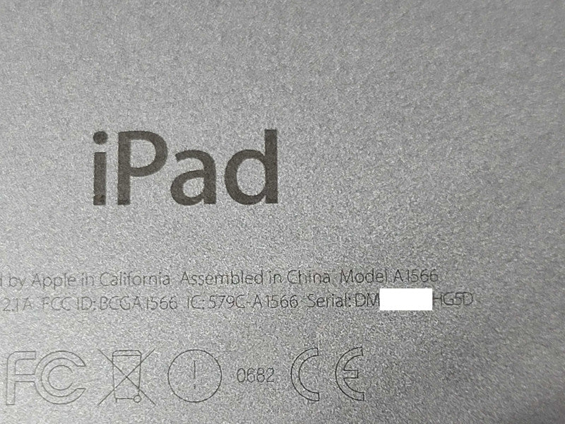 Apple iPad Air 2 32GB Wi-Fi A1566 _