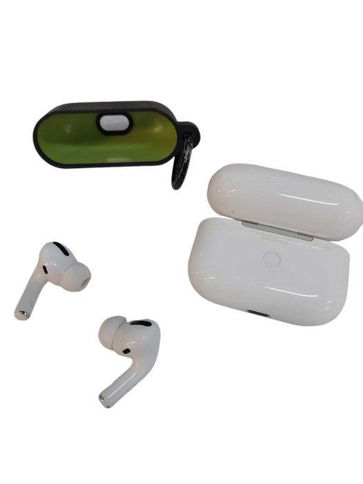 Apple Airpods Pro With Silicon Case (Black) Model:A2190 1st Gen Pro =