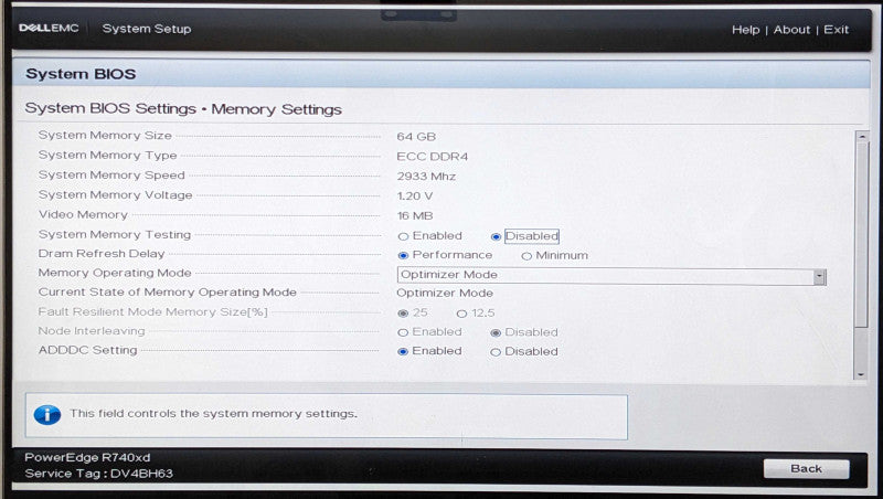 Dell R740xd 2U 24x 2.5", Xeon Gold 6242 2.8GHz 16C, 64GB DDR4, H740P Mini, 2x PSU