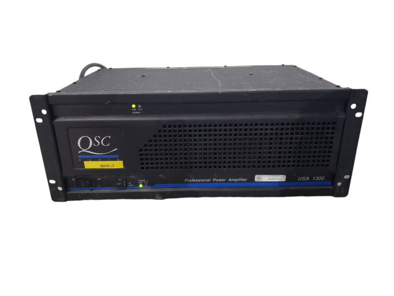QSC USA 1300 Professional Power Amplifier 650w 4 Ohmv