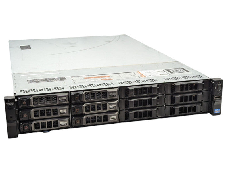 DELL PowerEdge R720xd 2x Intel Xeon E5-2670 0 @ 2.60Ghz 128GB RAM H710 RAID  -