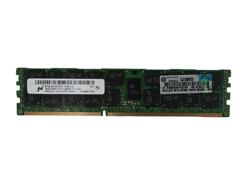 Micron 16GB 2Rx4 PC3L-12800R, Server Memory Q