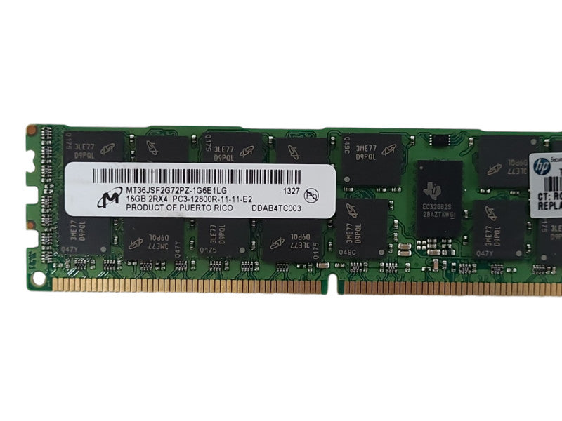 Micron 16GB 2Rx4 PC3L-12800R, Server Memory Q