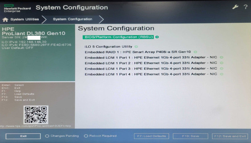 HP DL380 G10 2U 1x Xeon Silver 4114 2.2GHz 16GB DDR4 P408i-a, 7x 1.2TB HDDs _