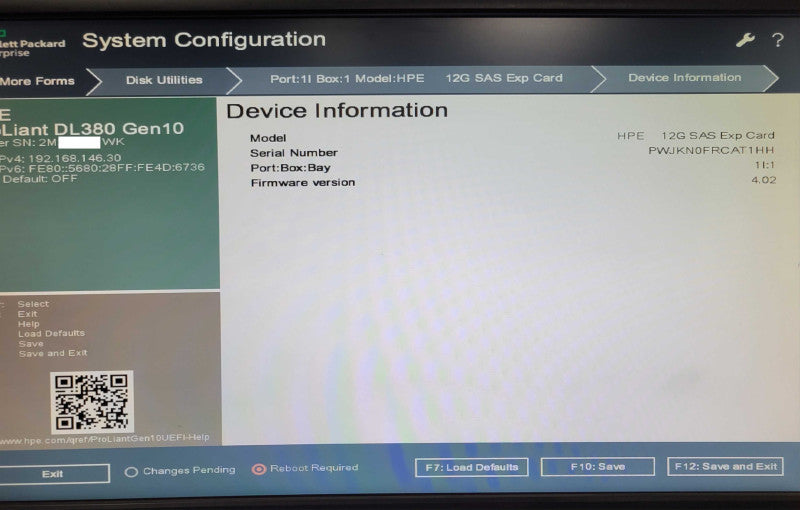 HP DL380 G10 2U 1x Xeon Silver 4114 2.2GHz 16GB DDR4 P408i-a, 7x 1.2TB HDDs _