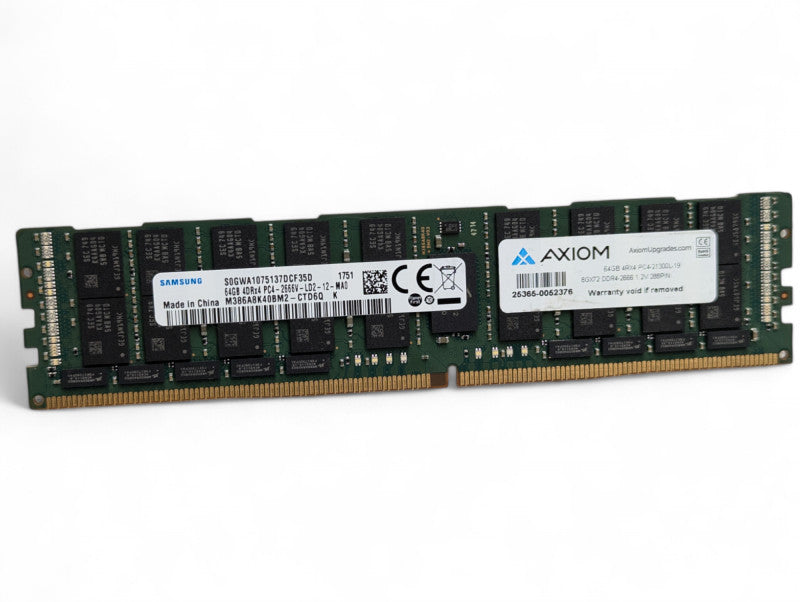 Samsung 64GB DDR4 Server RAM Module 4DRx4-2666V-LD2-12-MA0 Q-