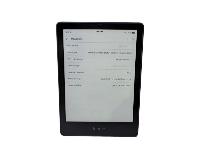 Amazon Kindle Paperwhite Signature Edition (11th Gen) 32GB