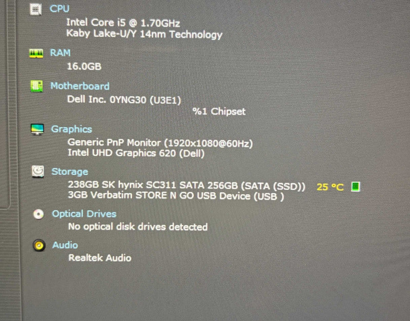 Dell Latitude 7390 2-in-1 TOUCH i5-8350U@1.7GHz 16GB RAM 256GB SSD READ!  Lap200