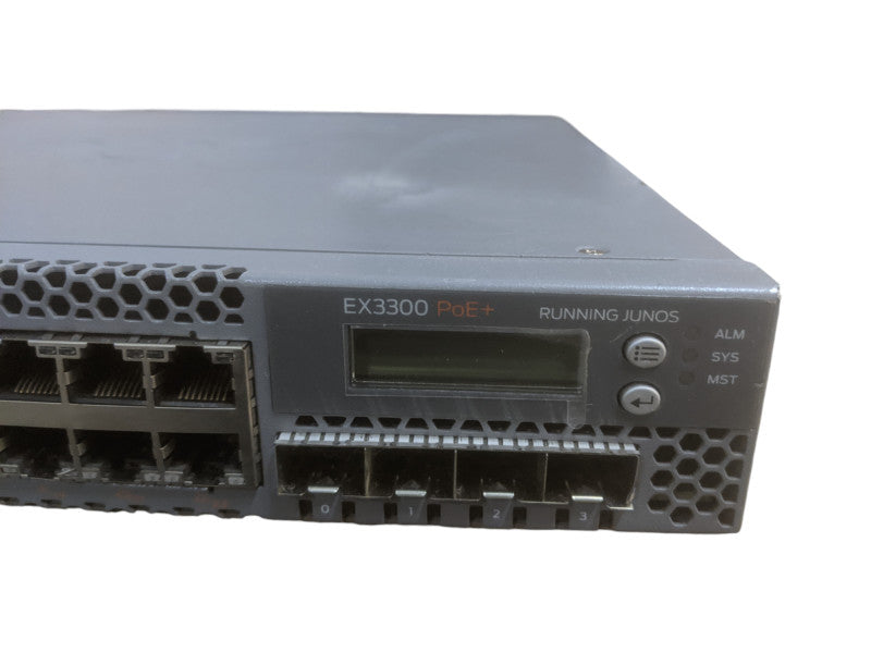 Juniper EX3300-24P | 24-port PoE+ Gigabit Network Switch | 4x SFP