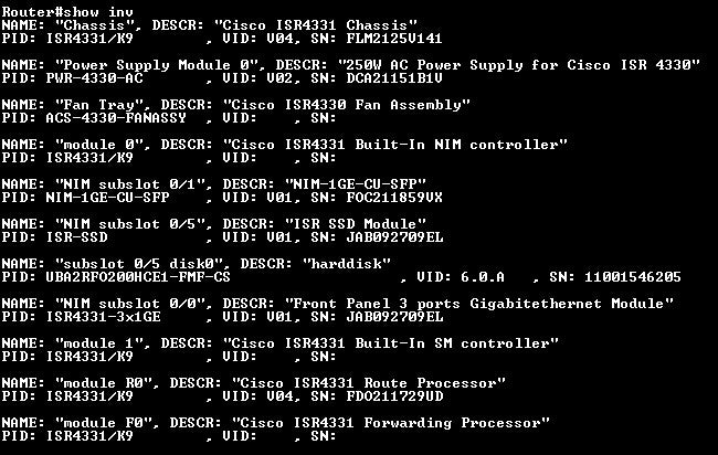 Cisco 4300 Series ISR4331/K9 V04 Router - No Clock Issue