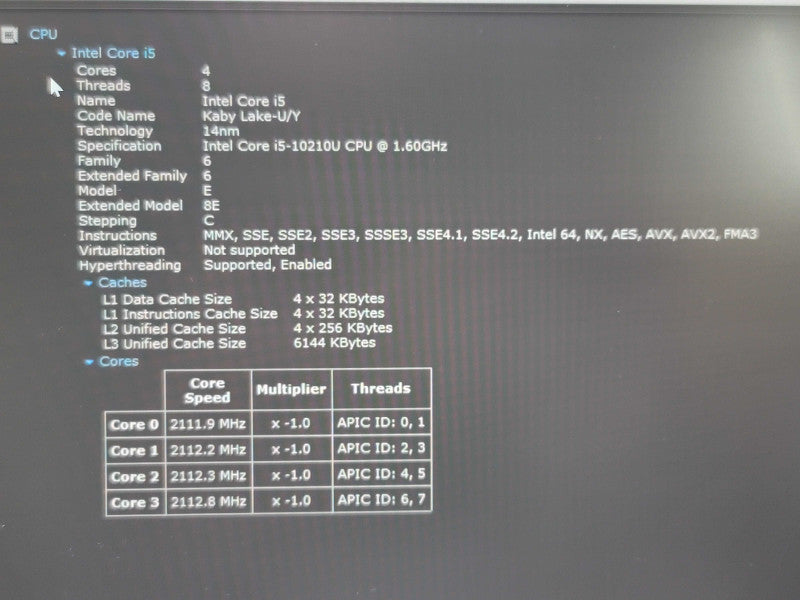 Dell Latitude 5410| i5-10210U| 16GB DDR4| 256GB SSD READ  β Lap200