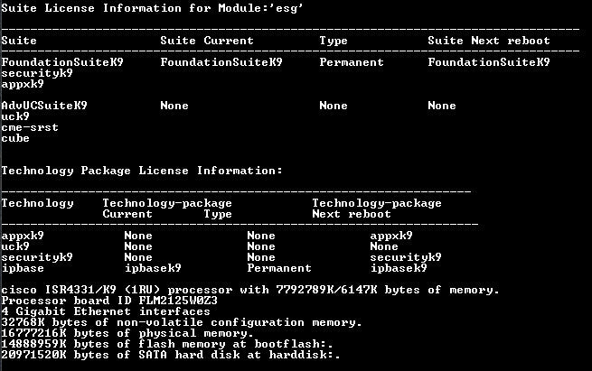 Cisco ISR 4331 [NOT AFFECTED]