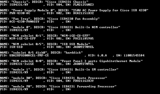 Cisco ISR 4331 [NOT AFFECTED]
