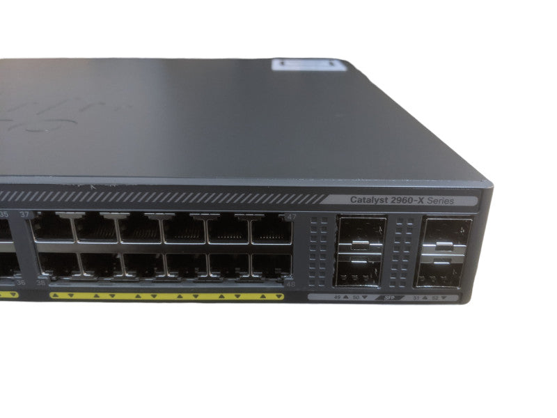 Cisco Catalyst 2960X | WS-C2960X-48LPS-L V04 | 48port Gigabit PoE | 4x SFP