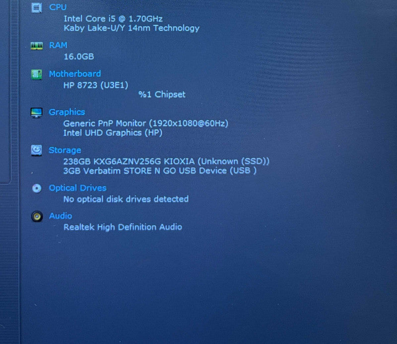 HP EliteBook 840 G7 i5-10310U@1.7GHz 16GB RAM 256GB SSD BIOS Locked READ!  Lap200