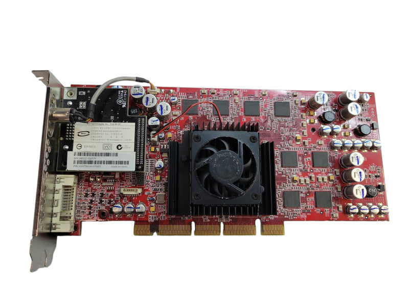 Graphics Card AGP ATI Fire GL X1 256MB DDR 2x DVI-I S-Video %