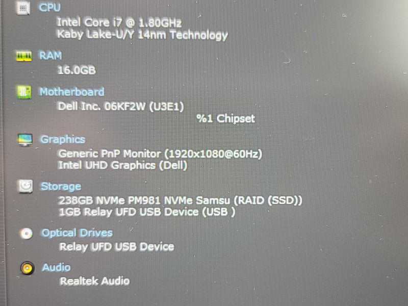 Dell Latitude 5410| i7-10610U| 16GB DDR4| 256GB SSD  no battery read  β Lap200
