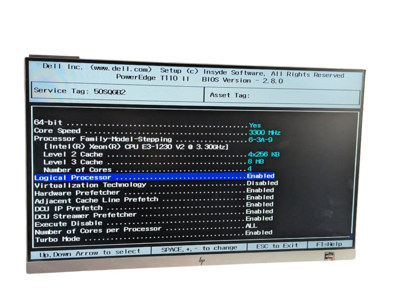 DELL PowerEdge T110 II E3-1230 v2 @ 3.30Ghz 8GB RAM  -