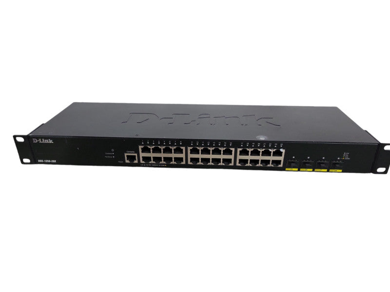 D-Link DGS-1250-28X 28-Port Gigabit Smart Managed Switch w 4 10G SFP+ Port !