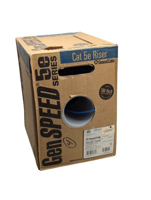 600 ft GeneralCable Cat 5e Riser Cable  -