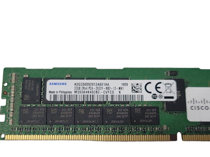 Samsung 32GB 2Rx4 PC4-2933Y-RB2 DDR4 Server RAM Q_