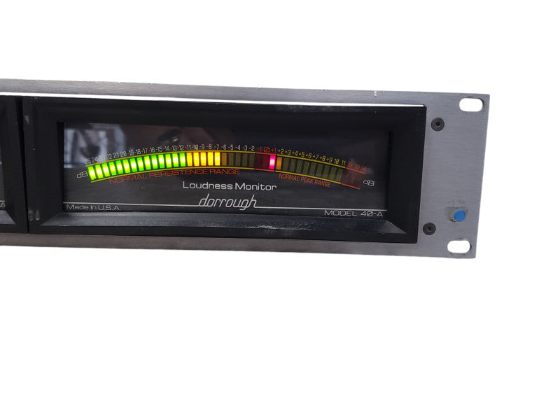 DORROUGH MODEL 40-A LOUDNESS MONITOR COMPLETE SET- READ PLS