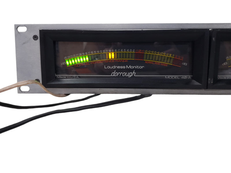 DORROUGH MODEL 40-A LOUDNESS MONITOR COMPLETE SET- READ PLS