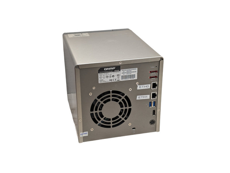 QNAP TS-419P ii 4 bay NAS with 2x 4TB HDDs  -