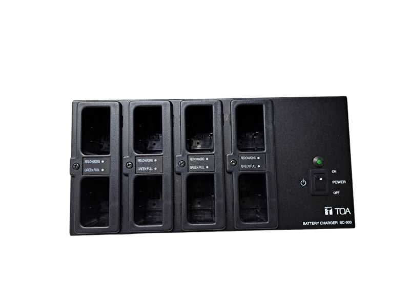 TOA Electronics BC-900 UL | 8-Bay Battery Charger