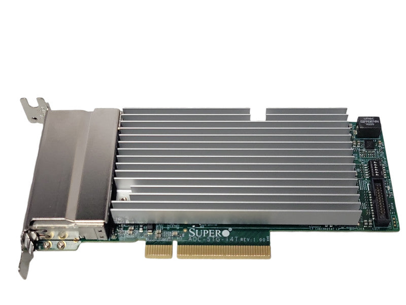 Supermicro AOC-STG-i4T 10Gigabit 10GBe BaseT Quad Port Server NIC, LP _