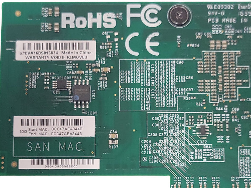 Supermicro AOC-STG-i4T 10Gigabit 10GBe BaseT Quad Port Server NIC, LP _