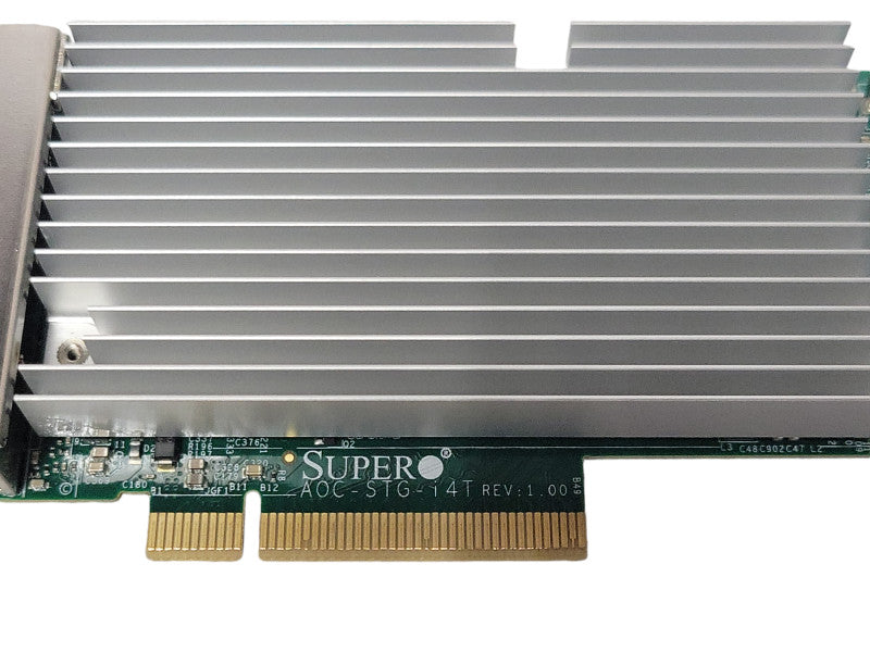 Supermicro AOC-STG-i4T 10Gigabit 10GBe BaseT Quad Port Server NIC, LP _
