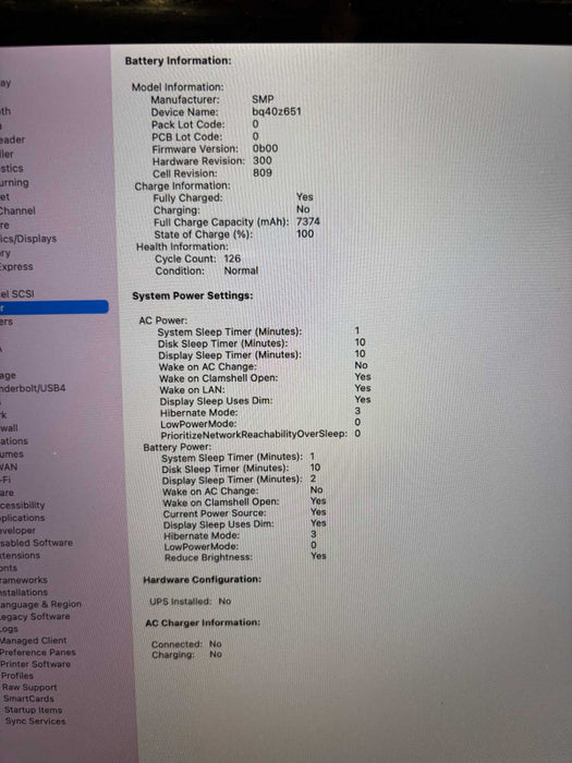 Apple MacBook Pro 16" 2019 i7-9750H Radeon Pro 5300M 32GB RAM 512SSD READ!