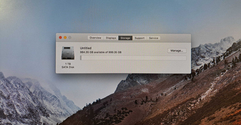 Apple Mac Mini Late 2014 (A1347) | i5-4278U 2.60GHz| 8GB DDR3 | 1TB HDD