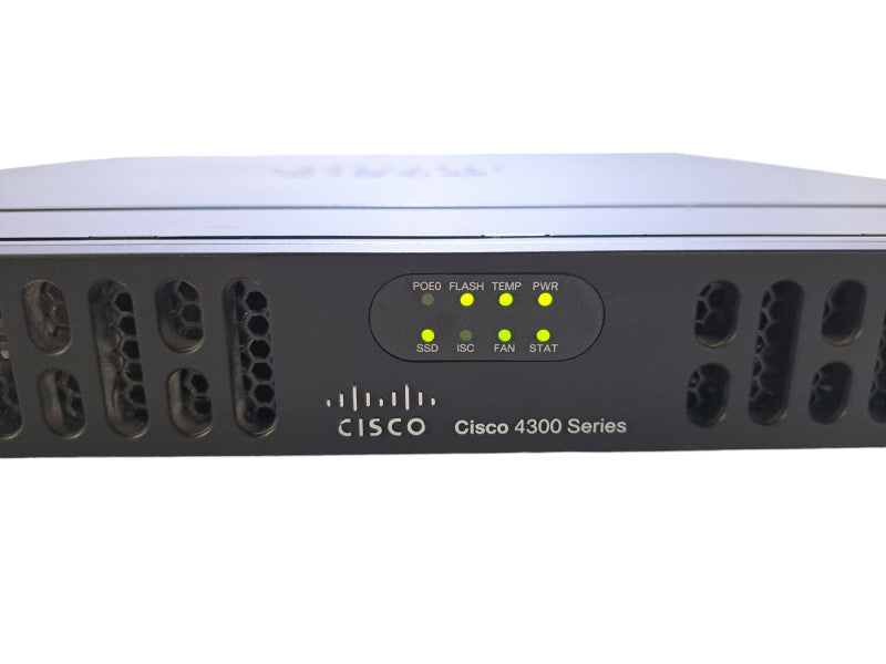 Cisco 4300 Series ISR4331/K9 V04 Router | No Clock Issue