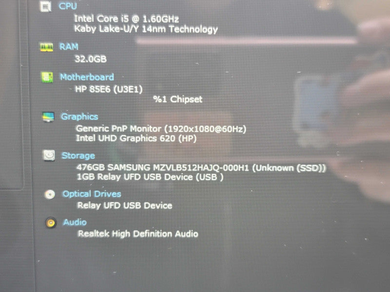 HP Envy x360 Convertible | i5-8265U| 32GB DDR4| 512GB M.2  β Lap200