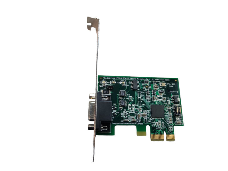 PCI Express (PCIe) Single (1) RS422 SMPTE Serial Host Adapter %